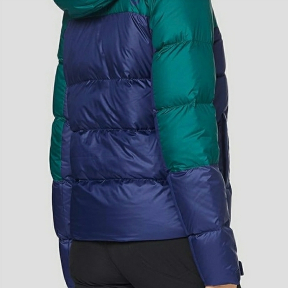 ⛷ Marmot Women's Guide Down Hoody - Arctic Navy/Botanical Green - 700 Fill Power - Picture 7 of 7